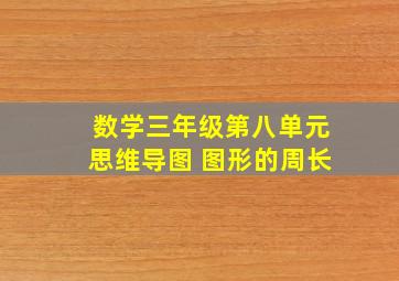 数学三年级第八单元思维导图 图形的周长